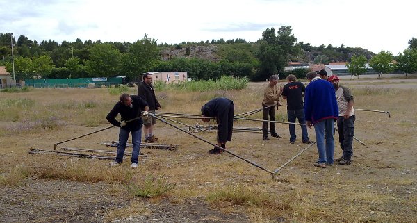 montage des piquets